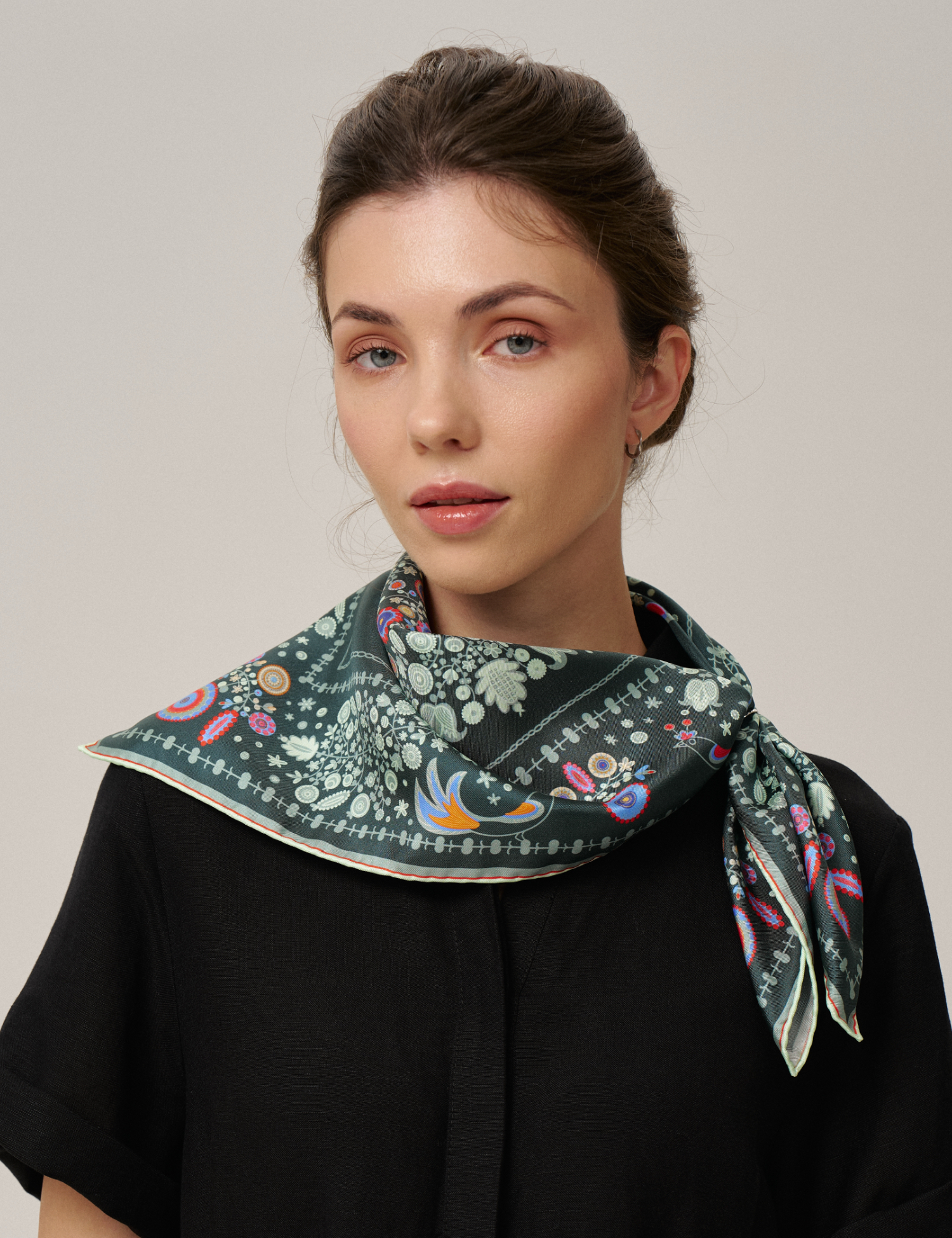 Картинка Шовкова хустина «Слобожанщина. Лісова пісня»